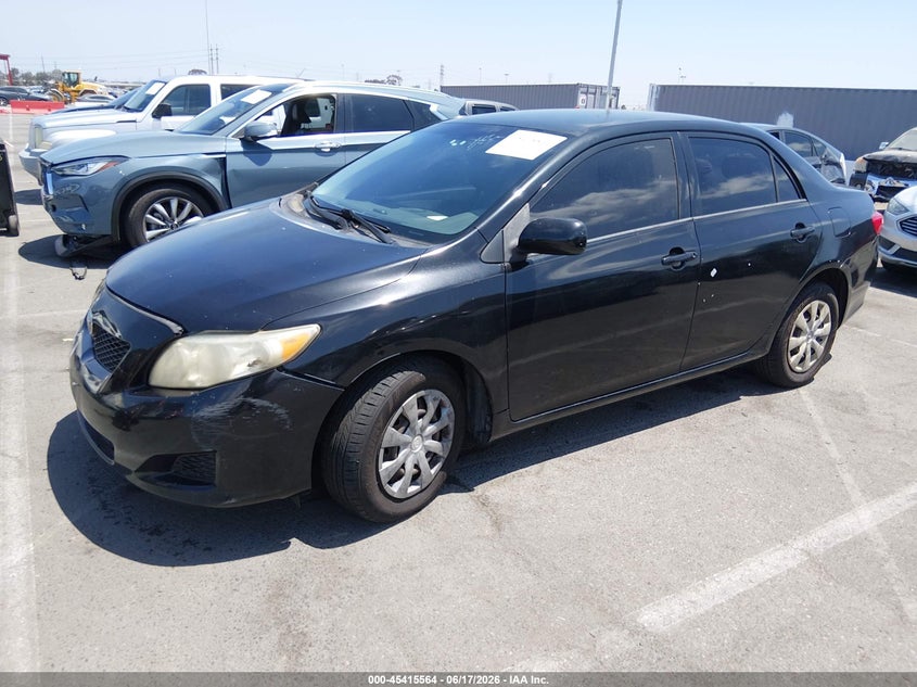 2009 Toyota Corolla VIN JTDBL40E399092720 IAAI salvage auction — NORMAL WEAR, Salvage (California), sold $575 on 2026-07-09 (photo 2)