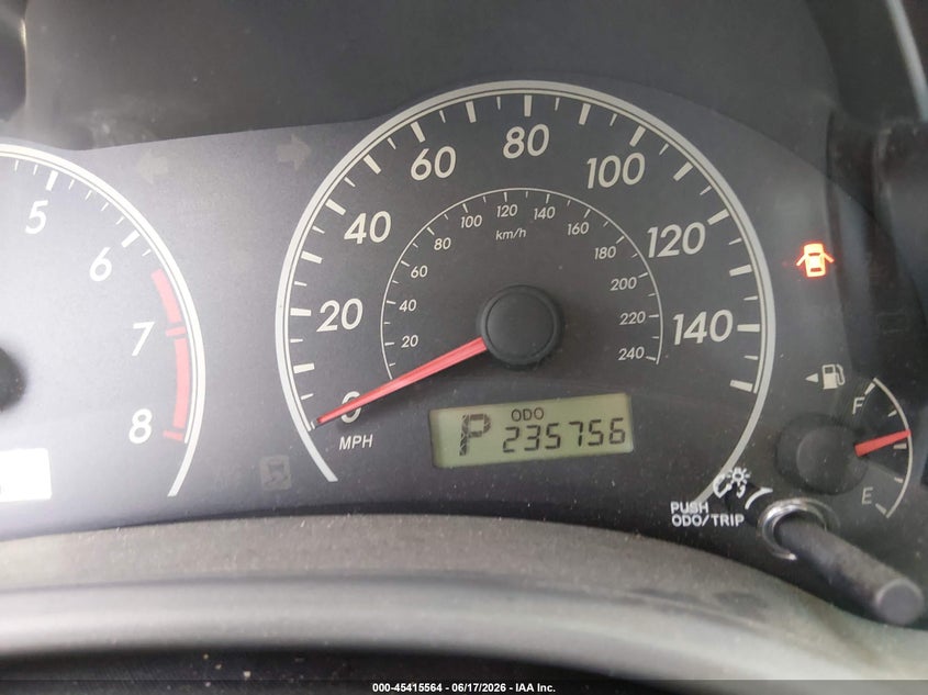 2009 Toyota Corolla VIN JTDBL40E399092720 IAAI salvage auction — NORMAL WEAR, Salvage (California), sold $575 on 2026-07-09 (photo 7)
