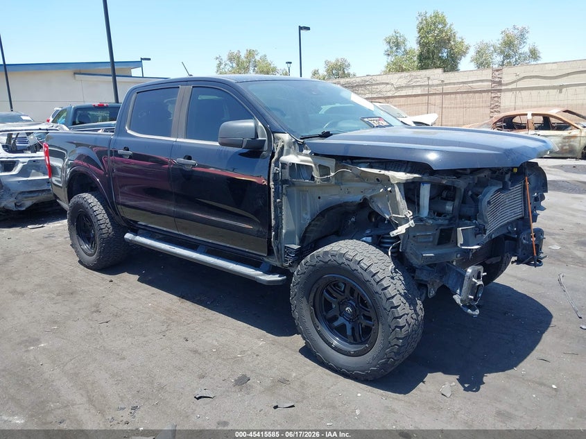2020 Ford Ranger VIN 1FTER4EHXLLA06361 IAAI salvage auction — FRONT END, Salvage Title, sold $7,300 on 2026-07-12 (photo 1)