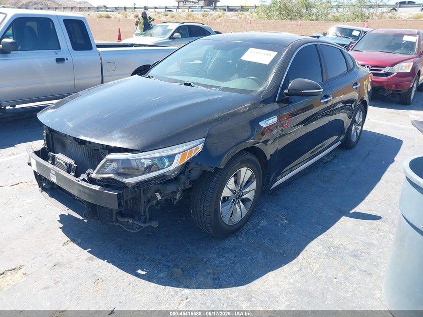 2018 Kia VIN KNAGT4LE9J5021113 IAAI salvage auction — FRONT END, Salvage Title, sold $1,850 on 2026-08-02 (photo 2)
