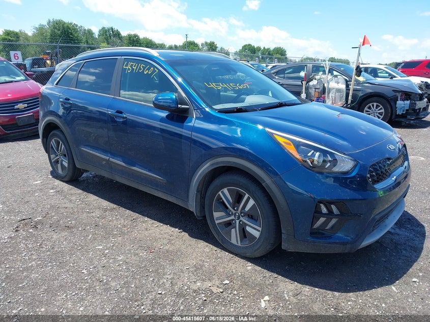 2020 Kia Niro VIN KNDCB3LC7L5422417 IAAI salvage auction — LEFT FRONT, Salvage Title, sold $6,100 on 2026-08-01 (photo 1)