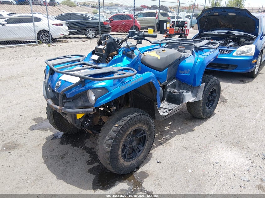 2022 Can-am/ brp Outlander VIN 3JBLPAT45NJ001277 IAAI salvage auction — FRONT END, Salvage (New Mexico), sold $25 on 2026-07-29 (photo 1)