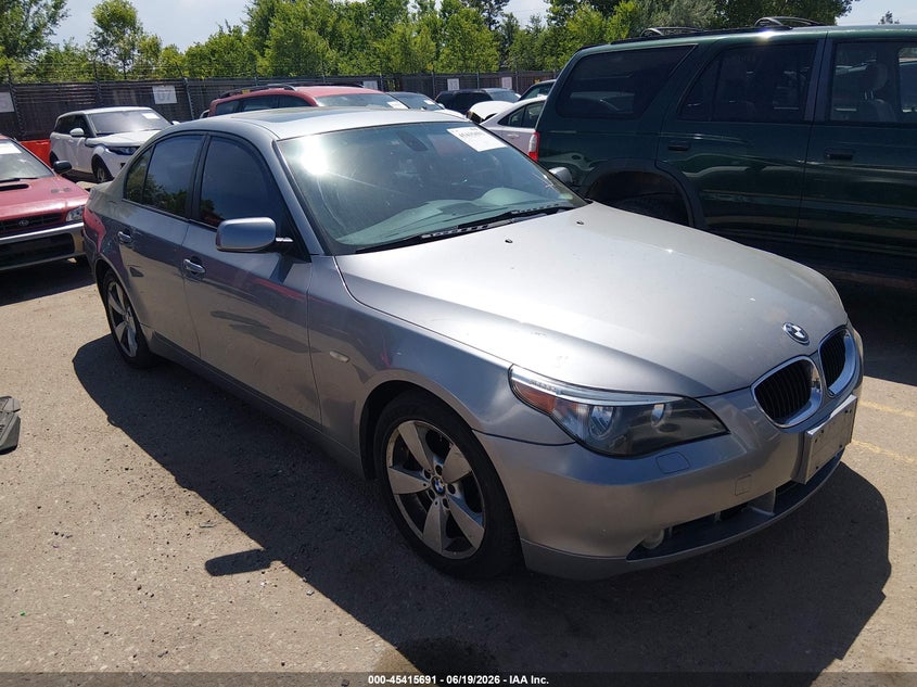 2006 BMW 5er VIN WBANF33536CB86685 IAAI salvage auction — NORMAL WEAR, Clear (Colorado), sold $300 on 2026-07-07 (photo 1)