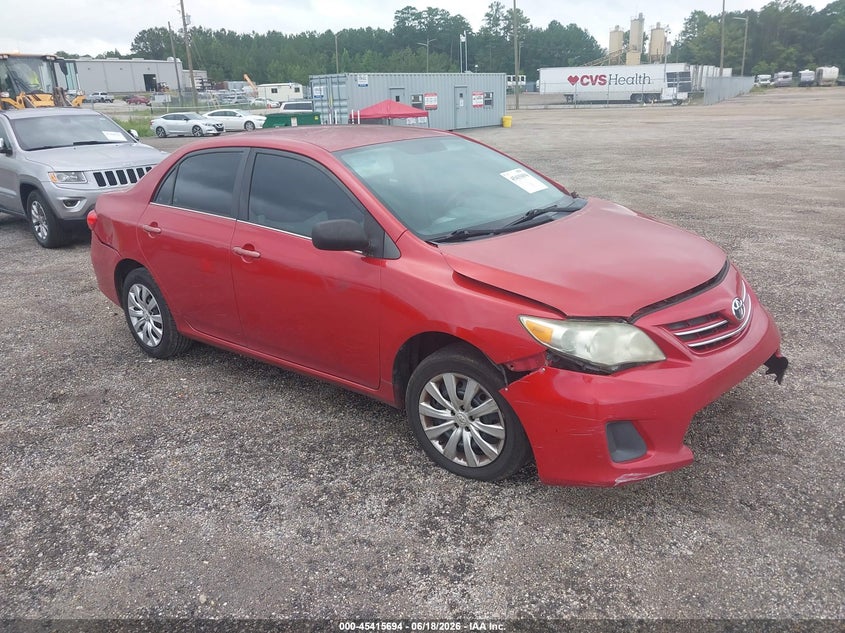 2013 Toyota Corolla VIN 5YFBU4EE2DP155475 IAAI salvage auction — NORMAL WEAR, Clear (Alabama), sold $900 on 2026-07-29 (photo 1)