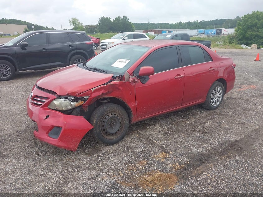 2013 Toyota Corolla VIN 5YFBU4EE2DP155475 IAAI salvage auction — NORMAL WEAR, Clear (Alabama), sold $900 on 2026-07-29 (photo 2)