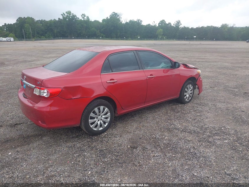 2013 Toyota Corolla VIN 5YFBU4EE2DP155475 IAAI salvage auction — NORMAL WEAR, Clear (Alabama), sold $900 on 2026-07-29 (photo 4)