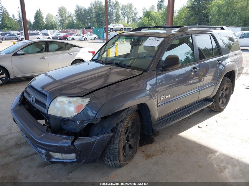 2003 Toyota 4runner VIN JTEBU14R830014594 IAAI salvage auction — SIDE, Bill Of Sale (Washington), sold $1,350 on 2026-07-29 (photo 2)