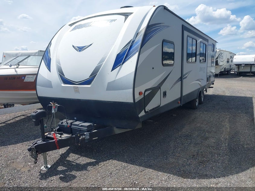 2018 Keystone rv Bullet VIN 4YDT28720JX435328 IAAI salvage auction — REAR END, Bill Of Sale (Washington), sold $7,050 on 2026-07-08 (photo 2)
