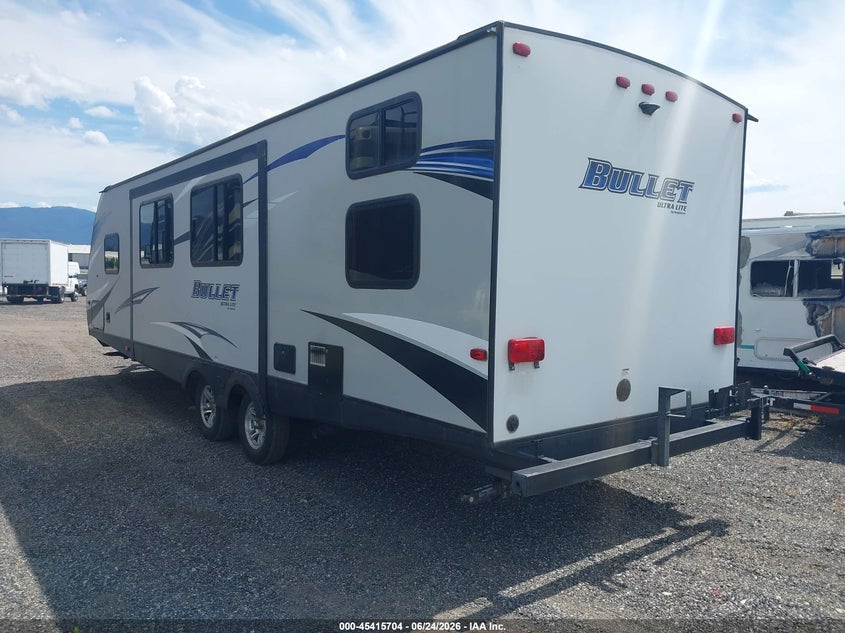 2018 Keystone rv Bullet VIN 4YDT28720JX435328 IAAI salvage auction — REAR END, Bill Of Sale (Washington), sold $7,050 on 2026-07-08 (photo 3)