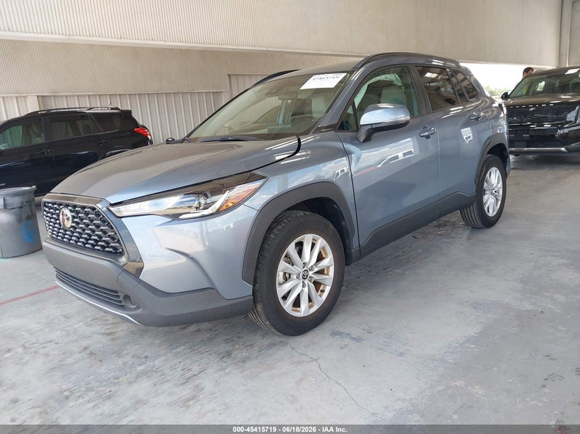 2022 Toyota Corolla cross VIN 7MUCAAAG1NV027505 IAAI salvage auction — RIGHT SIDE, Salvage Title, sold $4,450 on 2026-07-22 (photo 2)