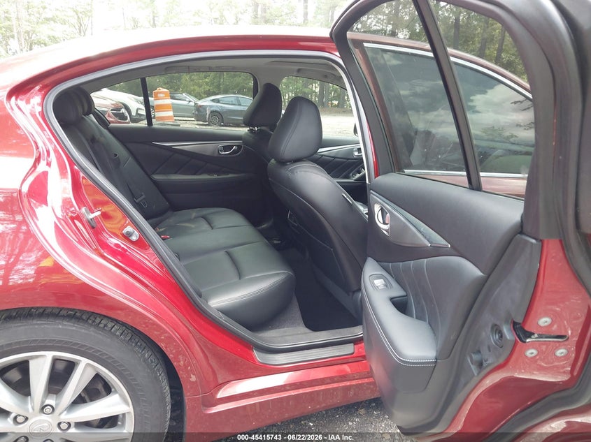 2014 Infiniti Q50 VIN JN1BV7AP5EM683203 IAAI salvage auction — LEFT FRONT, Salvage (Virginia), sold $3,450 on 2026-07-09 (photo 8)
