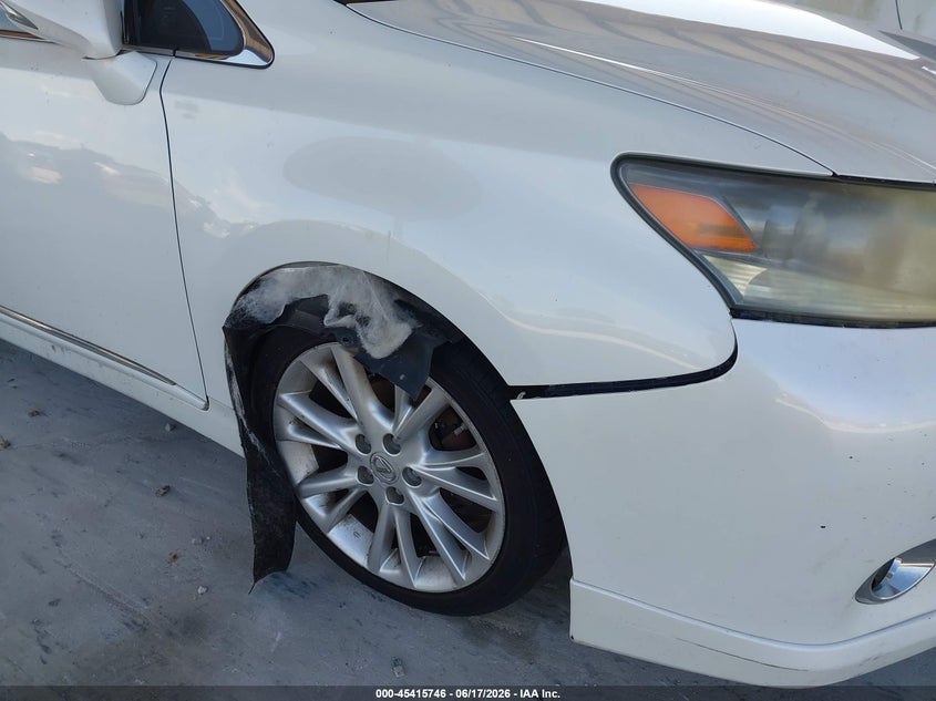 2010 Lexus Hs 250h VIN JTHBB1BAXA2032165 IAAI salvage auction — NORMAL WEAR, Clear (Florida), sold $975 on 2026-07-28 (photo 6)