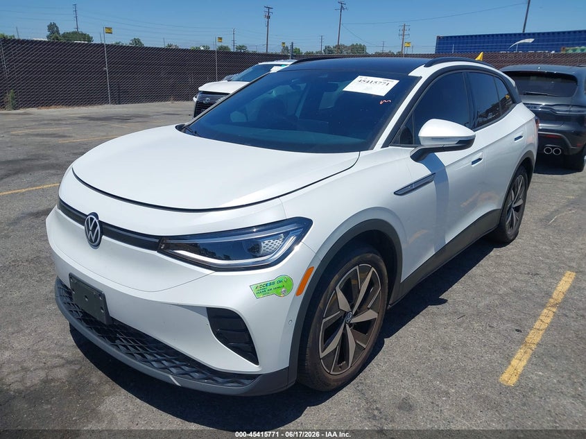 2023 Volkswagen Id.4 VIN 1V25MPE83PC026343 IAAI salvage auction — RIGHT REAR, Salvage Title, sold $12,250 on 2026-08-31 (photo 2)
