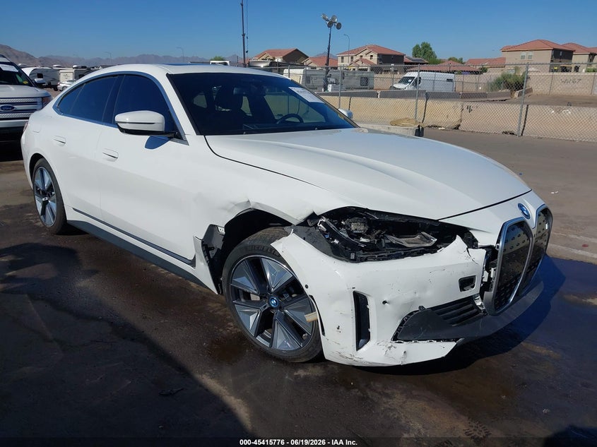 2023 BMW I4 VIN WBY73AW04PFR01378 IAAI salvage auction — RIGHT FRONT, Salvage Title, sold $12,500 on 2026-08-01 (photo 6)