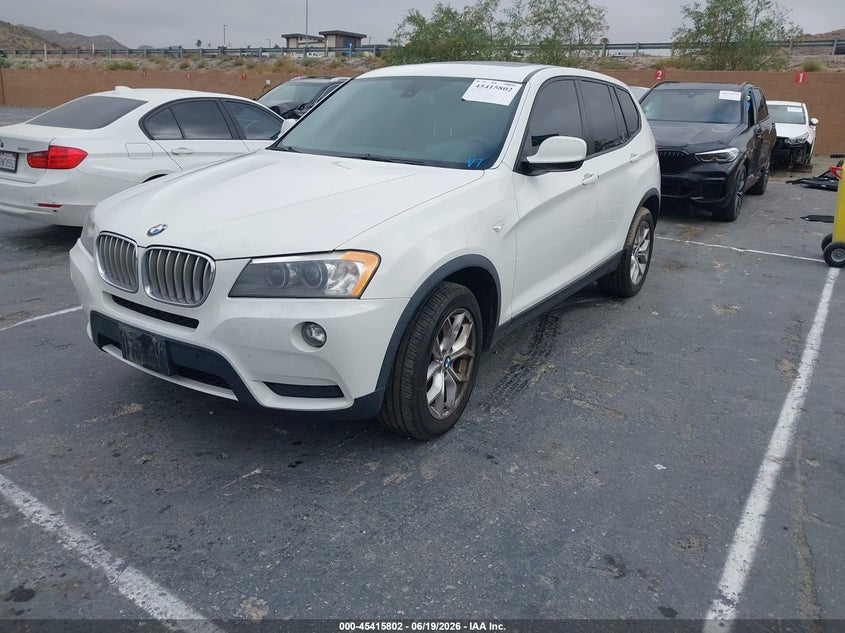2014 BMW X3 VIN 5UXWX7C54E0E80428 IAAI salvage auction — FRESH WATER, Salvage (California), sold $950 on 2026-07-24 (photo 2)