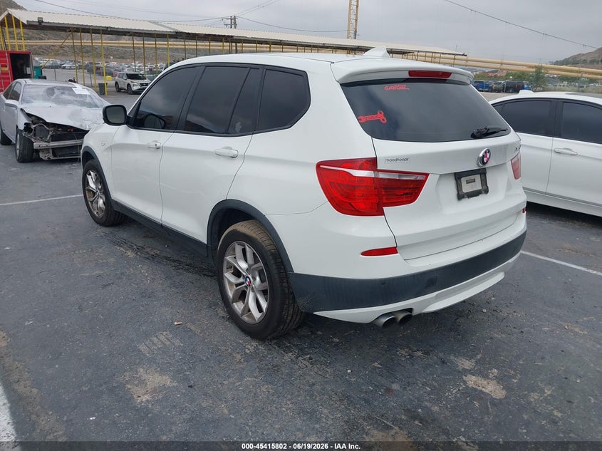 2014 BMW X3 VIN 5UXWX7C54E0E80428 IAAI salvage auction — FRESH WATER, Salvage (California), sold $950 on 2026-07-24 (photo 3)