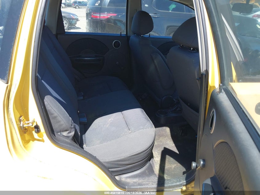 2007 Chevrolet Aveo VIN KL1TD66657B708461 IAAI salvage auction — LEFT & RIGHT, Clear (Washington), sold $375 on 2026-07-15 (photo 8)