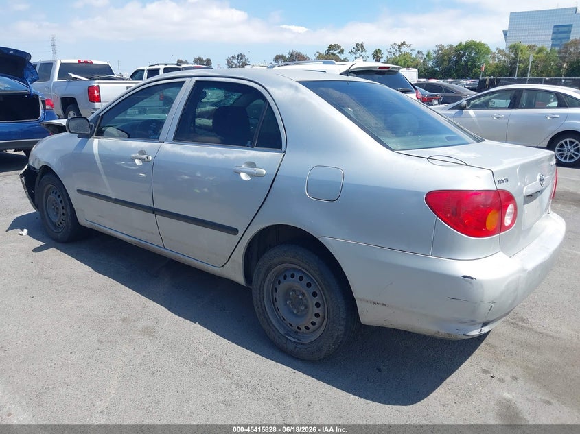 2003 Toyota Corolla VIN 1NXBR38EX3Z148908 IAAI salvage auction — FRONT END, Salvage (California), sold $275 on 2026-07-09 (photo 3)