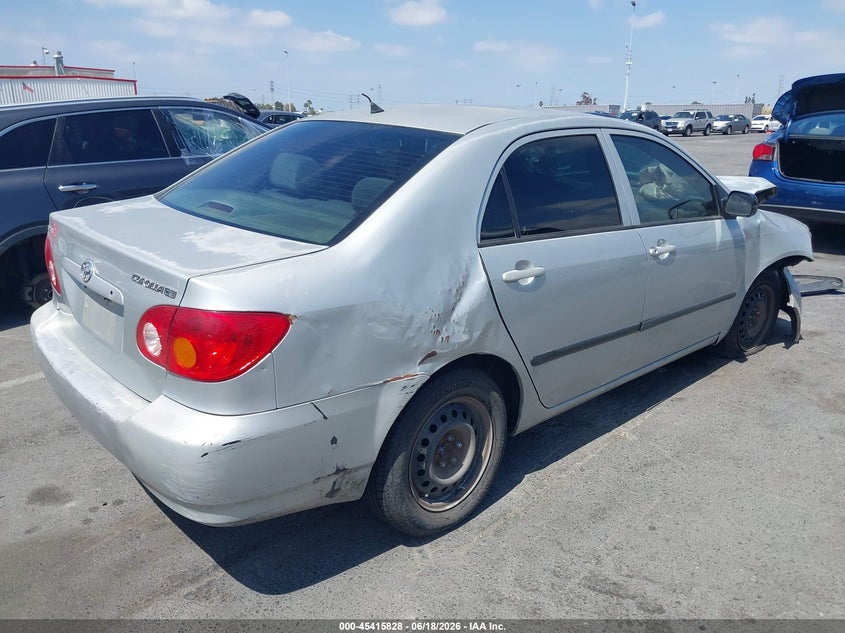 2003 Toyota Corolla VIN 1NXBR38EX3Z148908 IAAI salvage auction — FRONT END, Salvage (California), sold $275 on 2026-07-09 (photo 4)