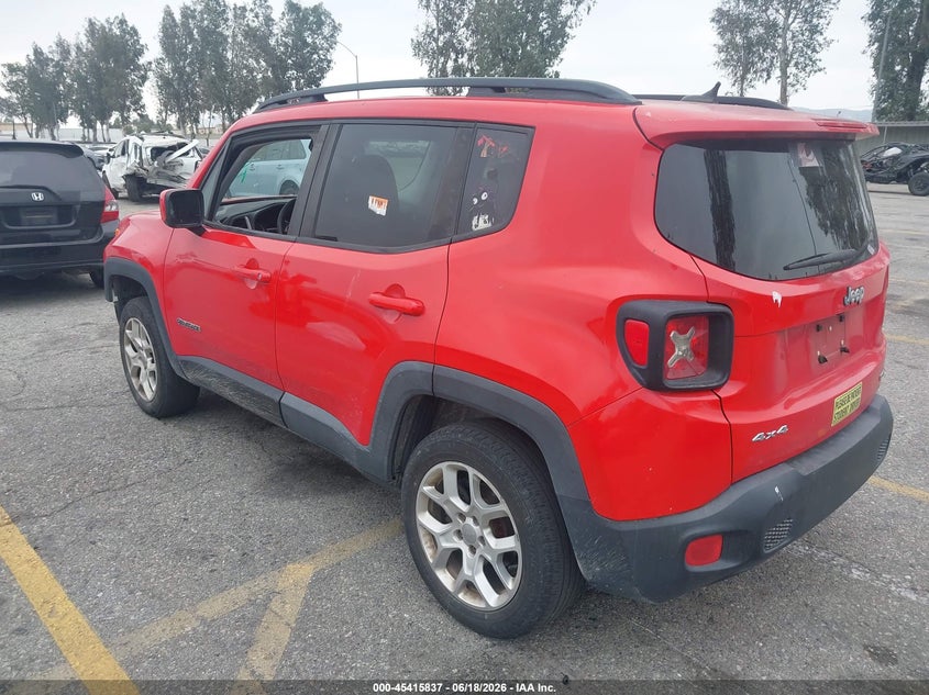 2015 Jeep Renegade VIN ZACCJBBT2FPB34699 IAAI salvage auction — FRONT END, Salvage Title, sold $850 on 2026-07-16 (photo 3)
