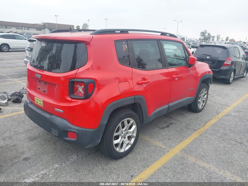 2015 Jeep Renegade VIN ZACCJBBT2FPB34699 IAAI salvage auction — FRONT END, Salvage Title, sold $850 on 2026-07-16 (photo 4)