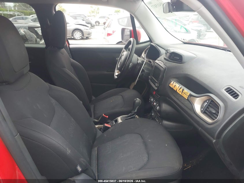 2015 Jeep Renegade VIN ZACCJBBT2FPB34699 IAAI salvage auction — FRONT END, Salvage Title, sold $850 on 2026-07-16 (photo 5)