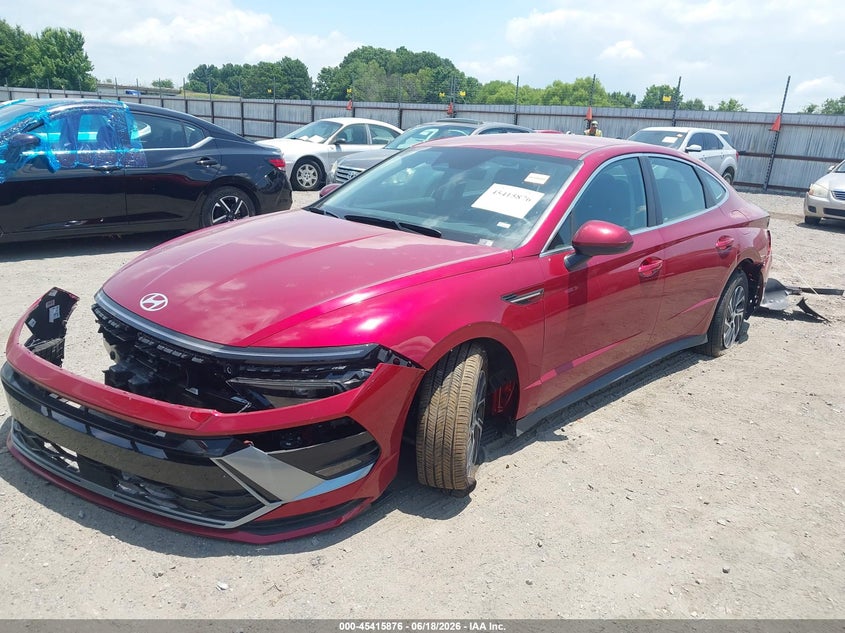 2026 Hyundai Sonata VIN KMHL24JJ9TA156943 IAAI salvage auction — FRONT END, Enterprise Vehicles Clear Only (Arkansas), sold $9,050 on 2026-07-08 (photo 2)
