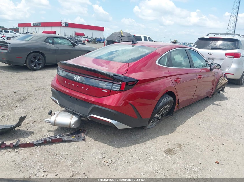 2026 Hyundai Sonata VIN KMHL24JJ9TA156943 IAAI salvage auction — FRONT END, Enterprise Vehicles Clear Only (Arkansas), sold $9,050 on 2026-07-08 (photo 4)