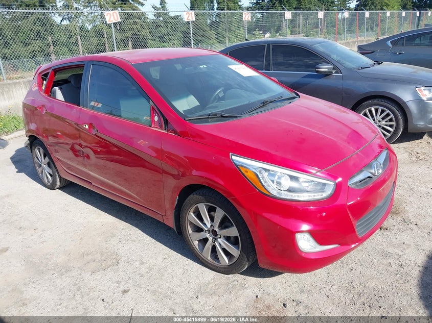 2014 Hyundai Accent VIN KMHCU5AE0EU182772 IAAI salvage auction — RIGHT SIDE, Bill Of Sale (Washington), sold $575 on 2026-07-08 (photo 1)