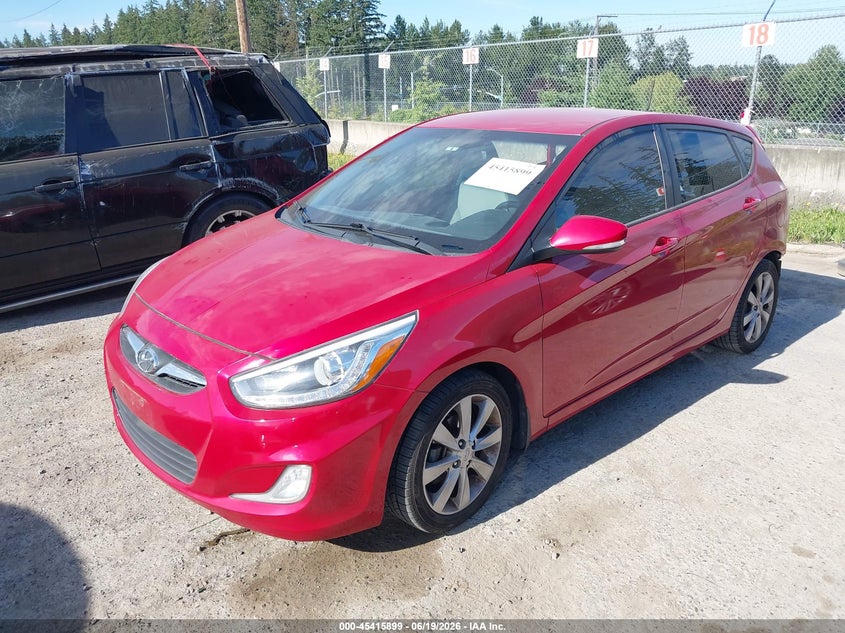 2014 Hyundai Accent VIN KMHCU5AE0EU182772 IAAI salvage auction — RIGHT SIDE, Bill Of Sale (Washington), sold $575 on 2026-07-08 (photo 2)