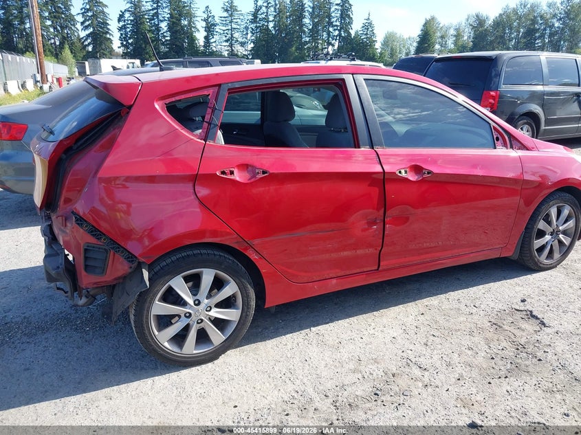 2014 Hyundai Accent VIN KMHCU5AE0EU182772 IAAI salvage auction — RIGHT SIDE, Bill Of Sale (Washington), sold $575 on 2026-07-08 (photo 6)