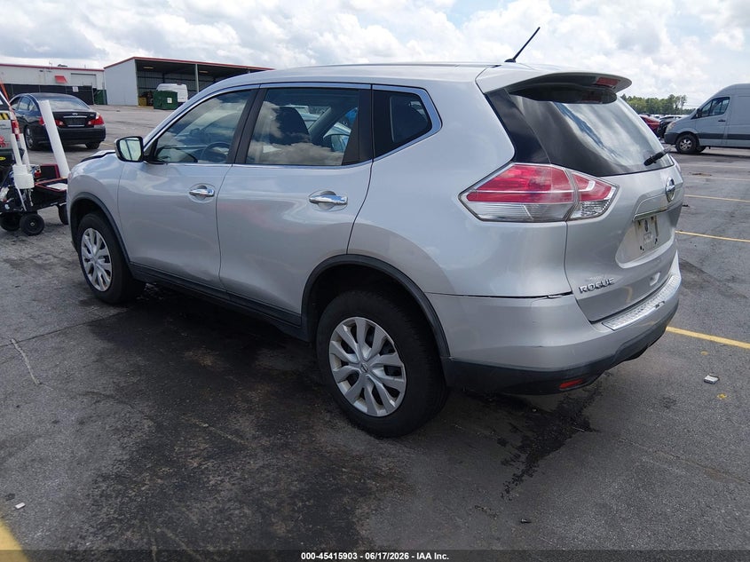 2015 Nissan Rogue VIN KNMAT2MV3FP504152 IAAI salvage auction — NORMAL WEAR, Clear (New Jersey), sold $625 on 2026-08-22 (photo 3)