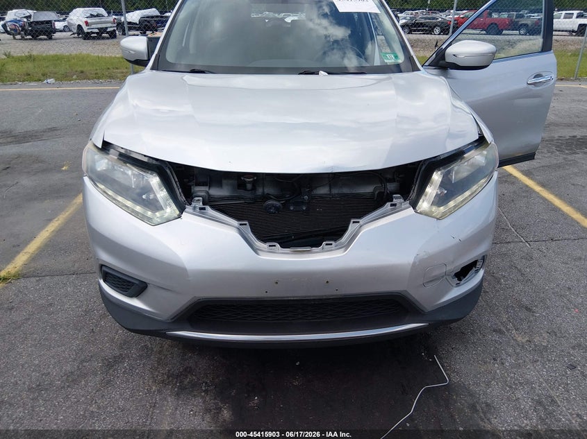 2015 Nissan Rogue VIN KNMAT2MV3FP504152 IAAI salvage auction — NORMAL WEAR, Clear (New Jersey), sold $625 on 2026-08-22 (photo 6)