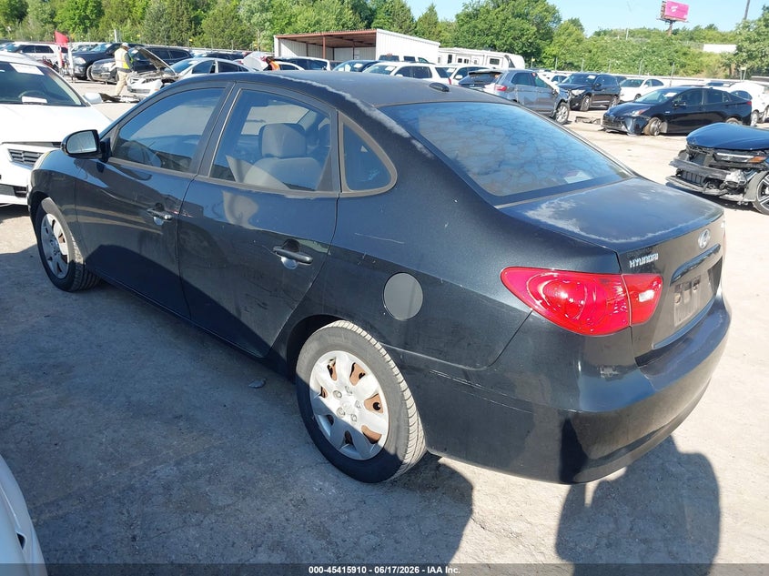 2008 Hyundai Elantra VIN KMHDU46D08U482377 IAAI salvage auction — NORMAL WEAR, Clear - Public Restricted (Oklahoma), sold $225 on 2026-07-14 (photo 3)