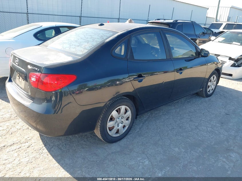 2008 Hyundai Elantra VIN KMHDU46D08U482377 IAAI salvage auction — NORMAL WEAR, Clear - Public Restricted (Oklahoma), sold $225 on 2026-07-14 (photo 4)