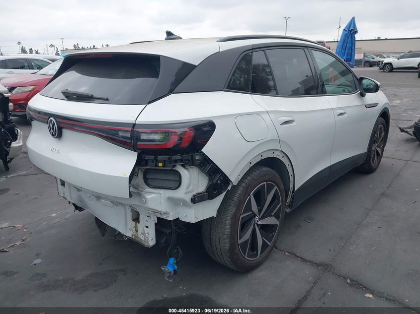 2023 Volkswagen Id.4 VIN 1V2FMPE81PC012476 IAAI salvage auction — REAR END, Salvage Title, sold $11,200 on 2026-07-13 (photo 4)