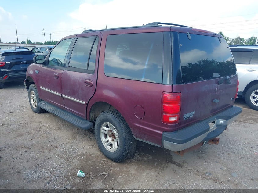2000 Ford Expedition VIN 1FMPU16L5YLA98569 IAAI salvage auction — NORMAL WEAR, Original (Texas), sold $225 on 2026-07-09 (photo 3)