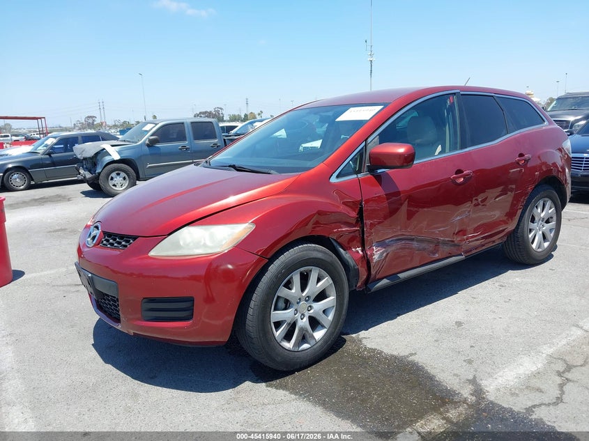 2009 Mazda Cx-7 VIN JM3ER29L590218010 IAAI salvage auction — LEFT SIDE, Salvage (California), sold $200 on 2026-07-23 (photo 2)