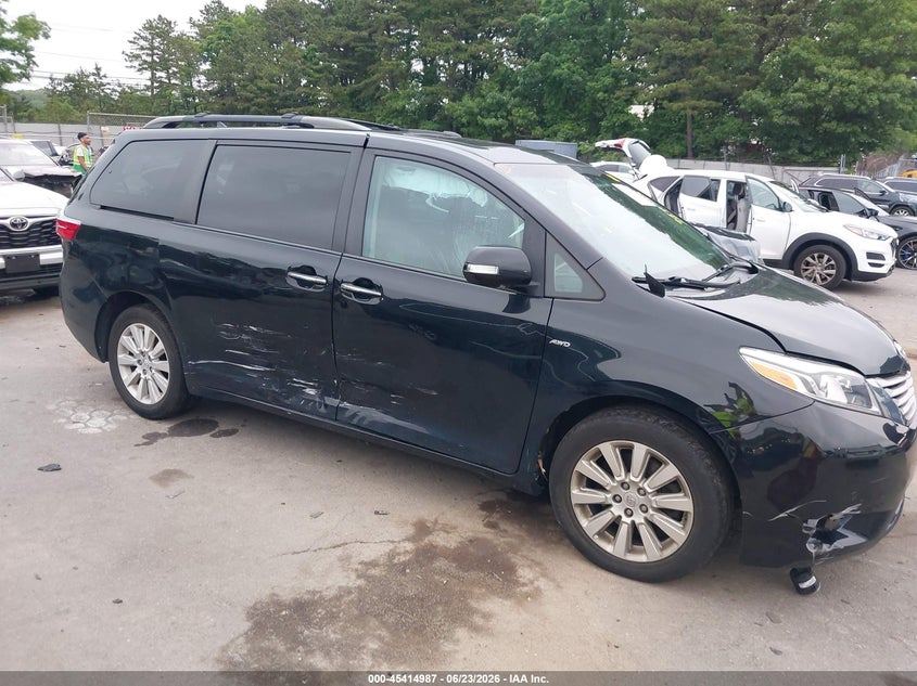 2017 Toyota Sienna VIN 5TDDZ3DC5HS166021 IAAI salvage auction — SIDE, Salvage Title, sold $8,800 on 2026-07-26 (photo 6)