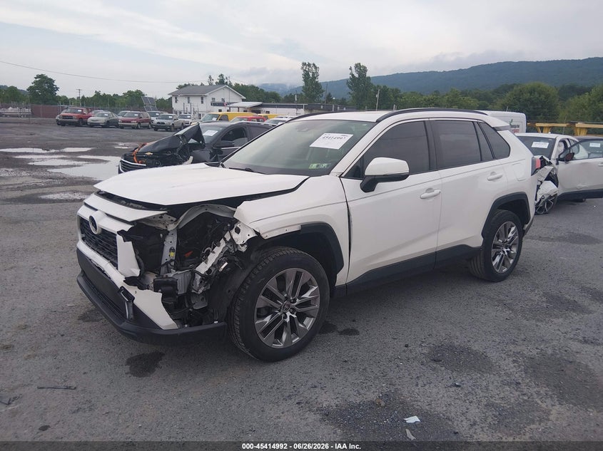 2020 Toyota Rav 4 VIN JTMA1RFV3LD527276 IAAI salvage auction — LEFT FRONT, Salvage Title, sold $10,700 on 2026-08-02 (photo 2)