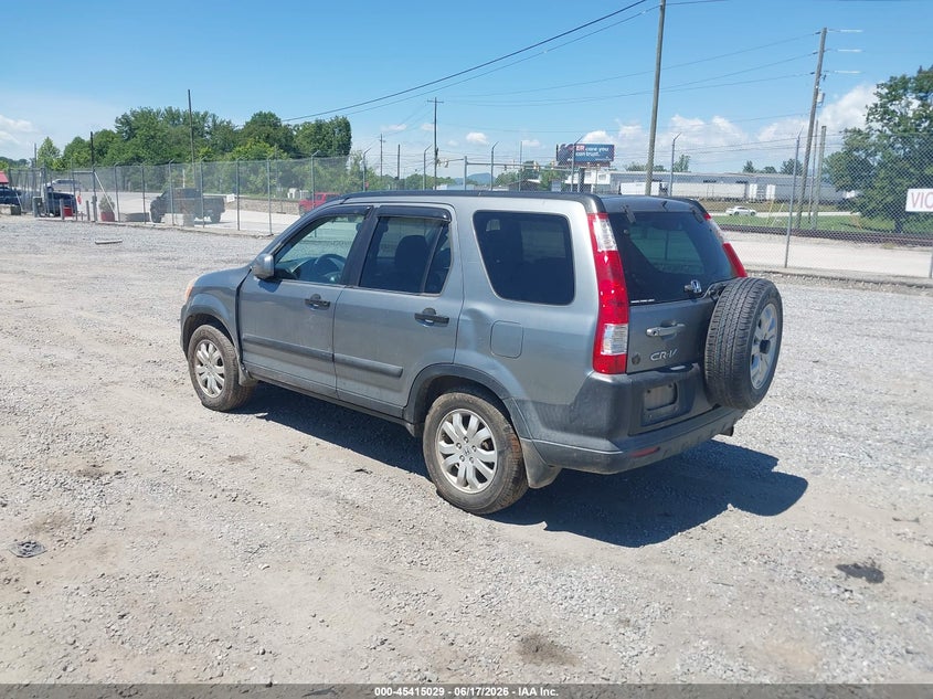 2006 Honda Cr-v VIN SHSRD78856U419169 IAAI salvage auction — NORMAL WEAR, Clear (North Carolina), sold $950 on 2026-07-24 (photo 3)