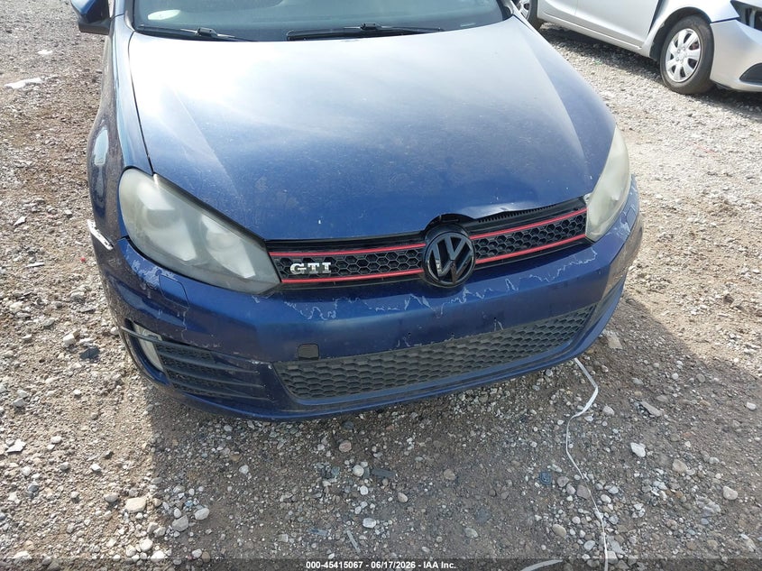 2011 Volkswagen Gti VIN WVWHD7AJ3BW297286 IAAI salvage auction — NORMAL WEAR, Original (Ohio), sold $300 on 2026-07-09 (photo 6)