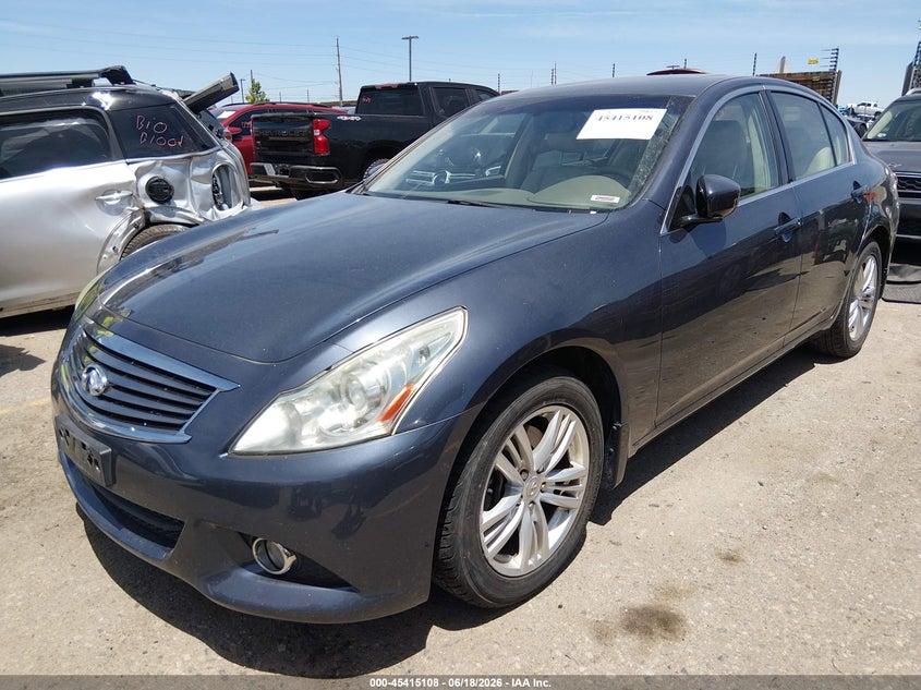 2010 Infiniti G37 VIN JN1CV6AR5AM461688 IAAI salvage auction — HAIL, Clear (Colorado), sold $1,000 on 2026-07-28 (photo 2)