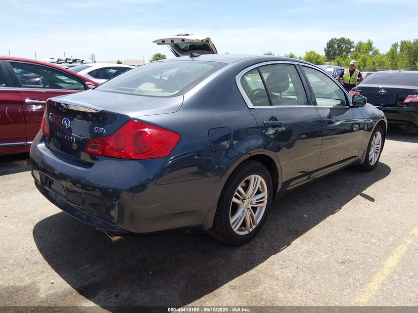 2010 Infiniti G37 VIN JN1CV6AR5AM461688 IAAI salvage auction — HAIL, Clear (Colorado), sold $1,000 on 2026-07-28 (photo 4)