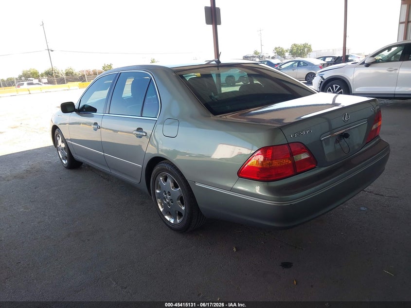 2001 Lexus Ls 430 VIN JTHBN30F910003544 IAAI salvage auction — RIGHT FRONT, Salvage (California), sold $925 on 2026-07-09 (photo 3)