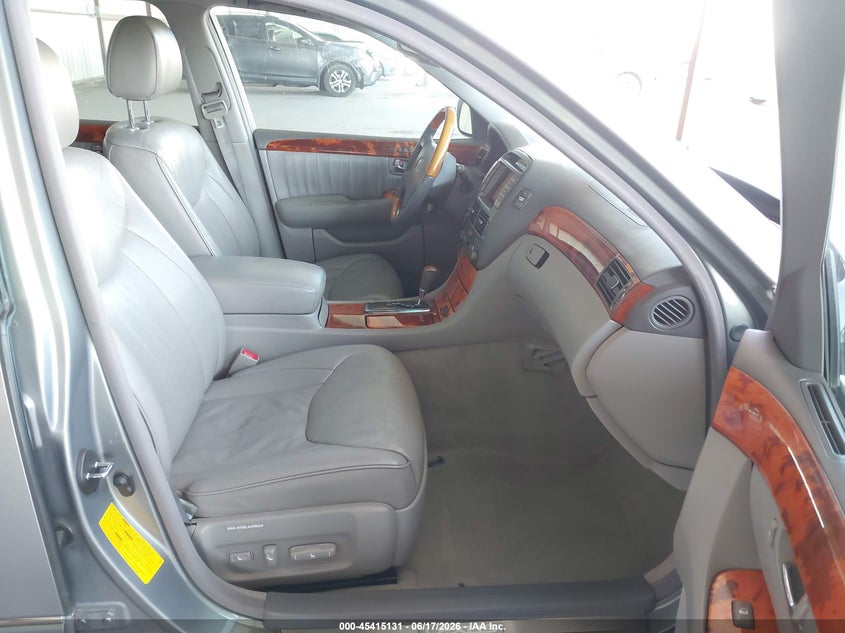 2001 Lexus Ls 430 VIN JTHBN30F910003544 IAAI salvage auction — RIGHT FRONT, Salvage (California), sold $925 on 2026-07-09 (photo 5)