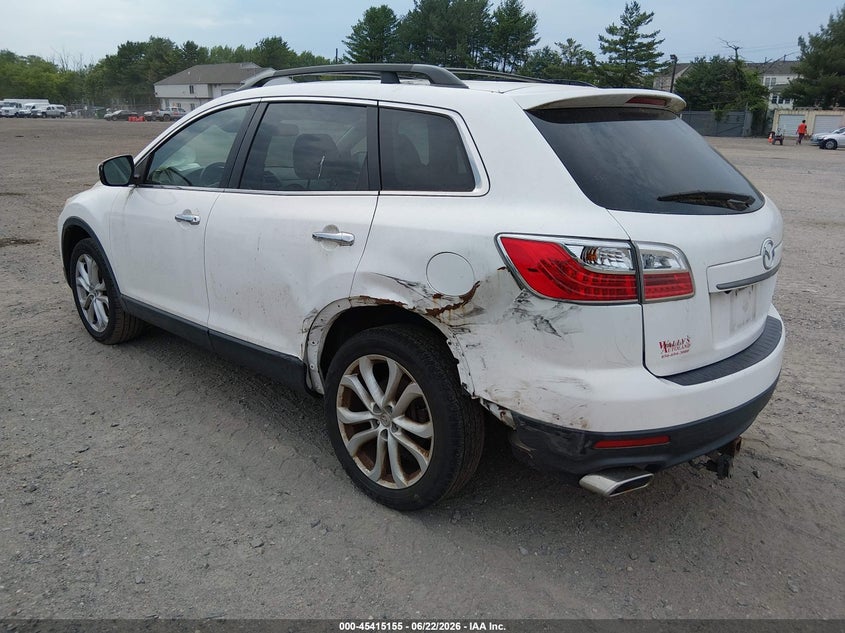 2012 Mazda Cx-9 VIN JM3TB2DA4C0353147 IAAI salvage auction — NORMAL WEAR, Clear (New Jersey), sold $550 on 2026-07-21 (photo 3)