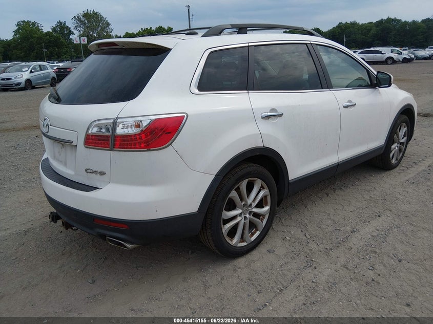 2012 Mazda Cx-9 VIN JM3TB2DA4C0353147 IAAI salvage auction — NORMAL WEAR, Clear (New Jersey), sold $550 on 2026-07-21 (photo 4)