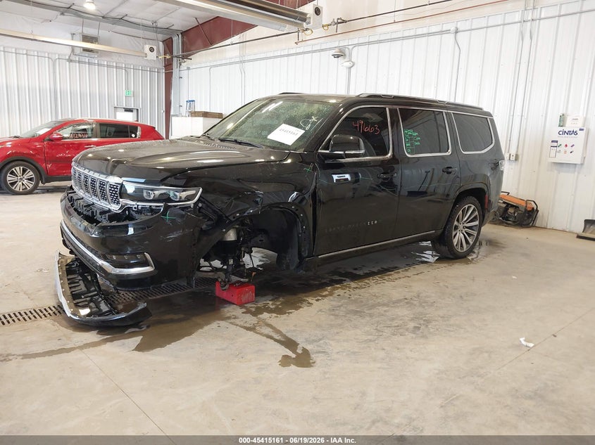2022 Jeep Grand wagoneer VIN 1C4SJVFJXNS181087 IAAI salvage auction — FRONT END, Salvage Title, sold $17,000 on 2026-07-27 (photo 2)
