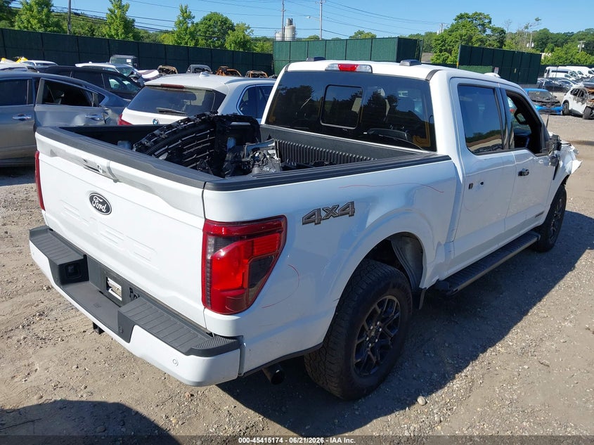 2025 Ford F-150 VIN 1FTFW3LD6SFB43494 IAAI salvage auction — FRONT & REAR, Salvage Title, sold $17,800 on 2026-08-01 (photo 4)